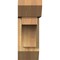 Ekena Millwork Westlake Slat Rough Sawn Bracket w/ Offset Brace, Western Red Cedar, 6"W x 16"D x 16"H BKT0604X16X16WTL06RWR - alternate 4